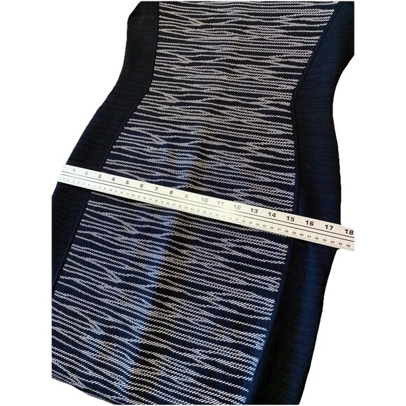 Hugo Boss Ponte Knit Sheath Dress Sz Medium Black Designer Luxury Business Italy - Picture 7 of 11